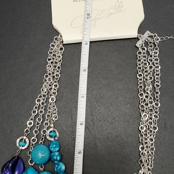 *Sale* Jaclyn Smith silver tone layered necklace - Picture 9 of 11